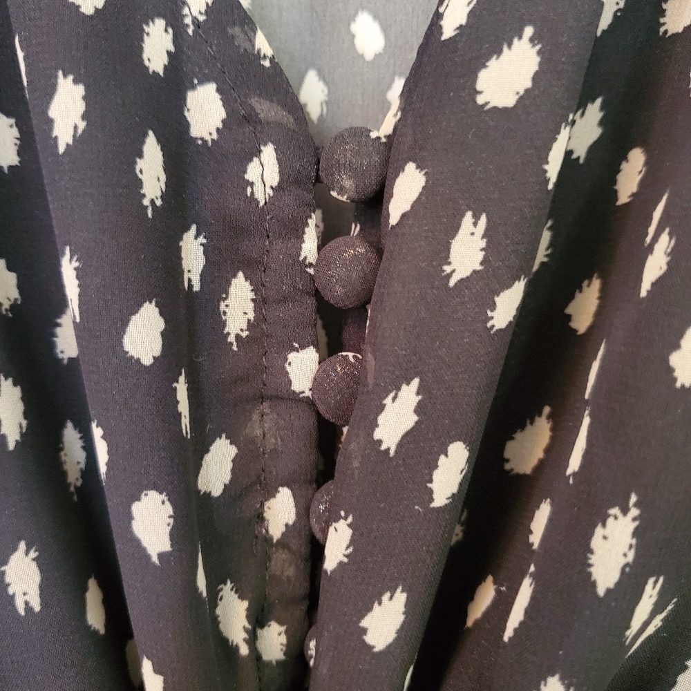 Kersh Asymmetrical Dress - Size L - Navy - Picture 3 of 7